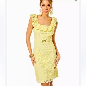 Lilly Pulitzer Ryann Eyelet Shift Dress, NWT, size 2